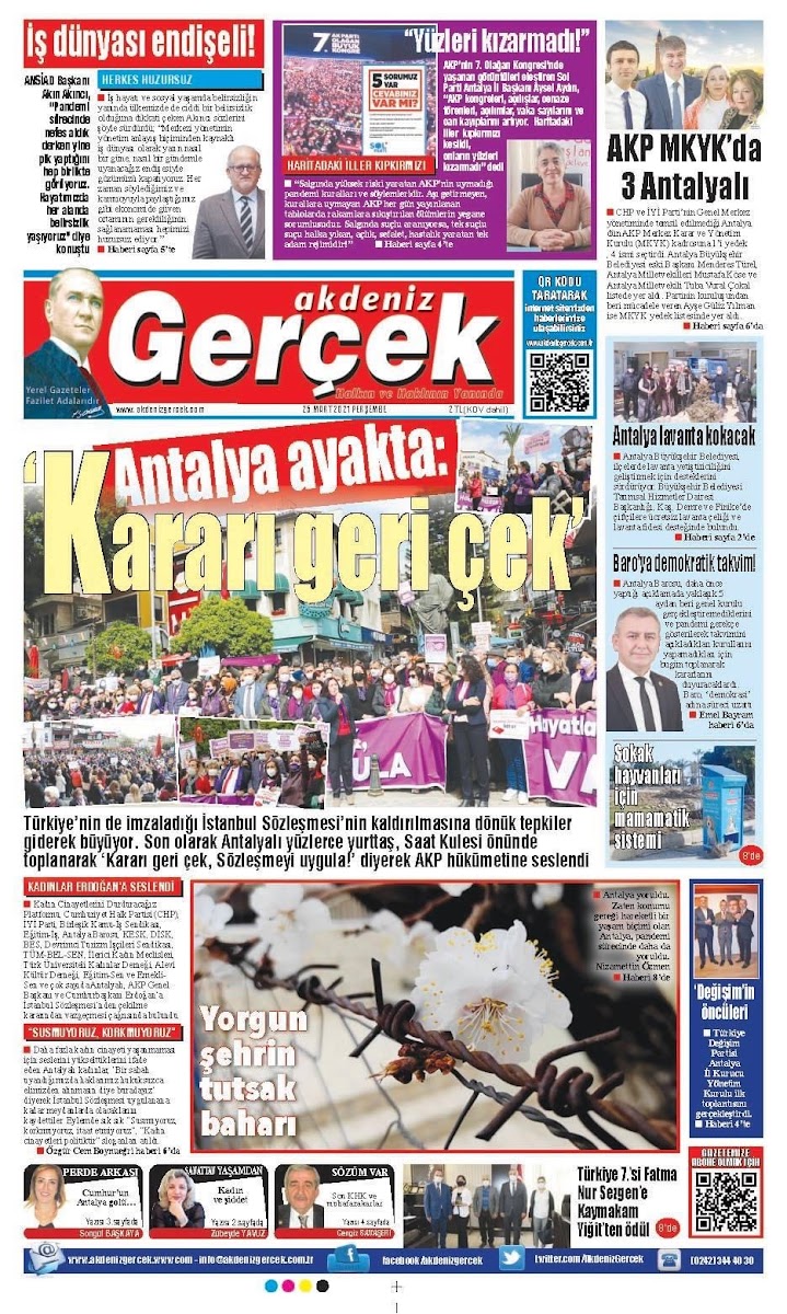 Akdeniz Ulus Gazetesi Reklam Basım Yayıncılık hizmetleri Manavgat