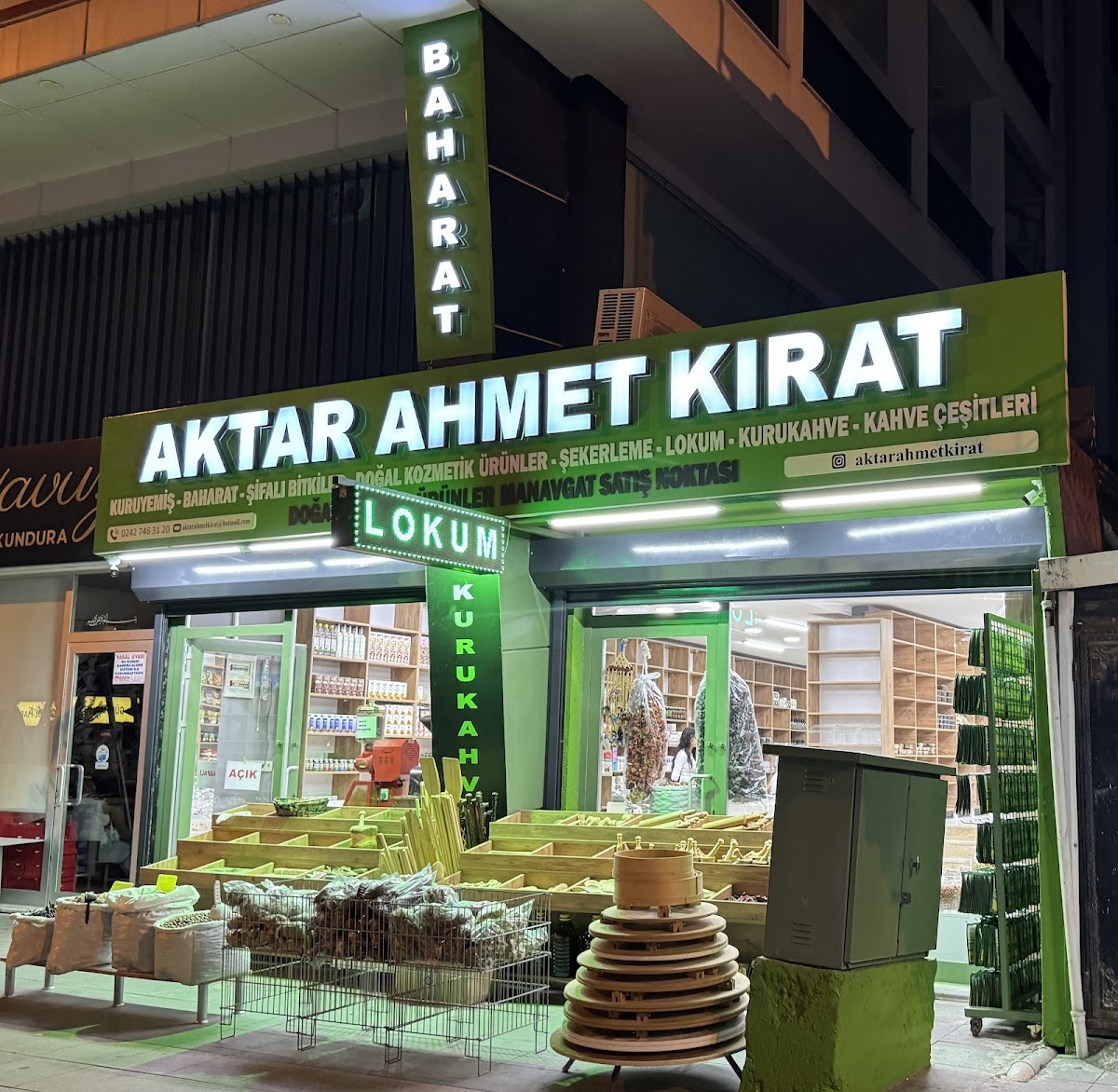 Kuruyemiş ve Baharat MELİSA BAHARAT – KURUYEMİŞ – AKTAR — Manavgat Antalya