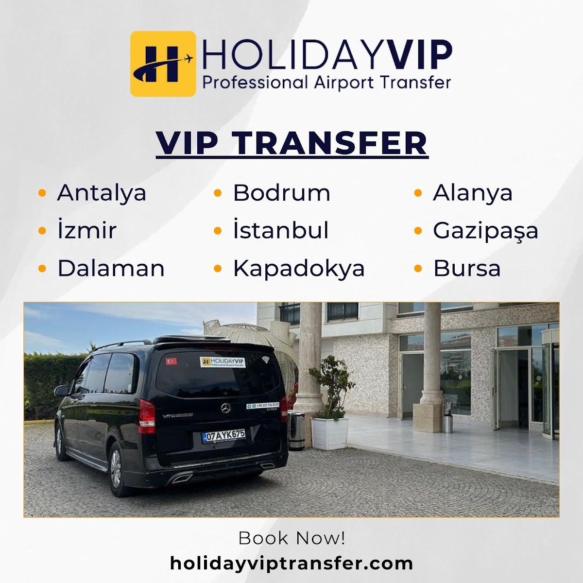 Antalya Airport Transfer Taxi - Holiday Vip Transfer