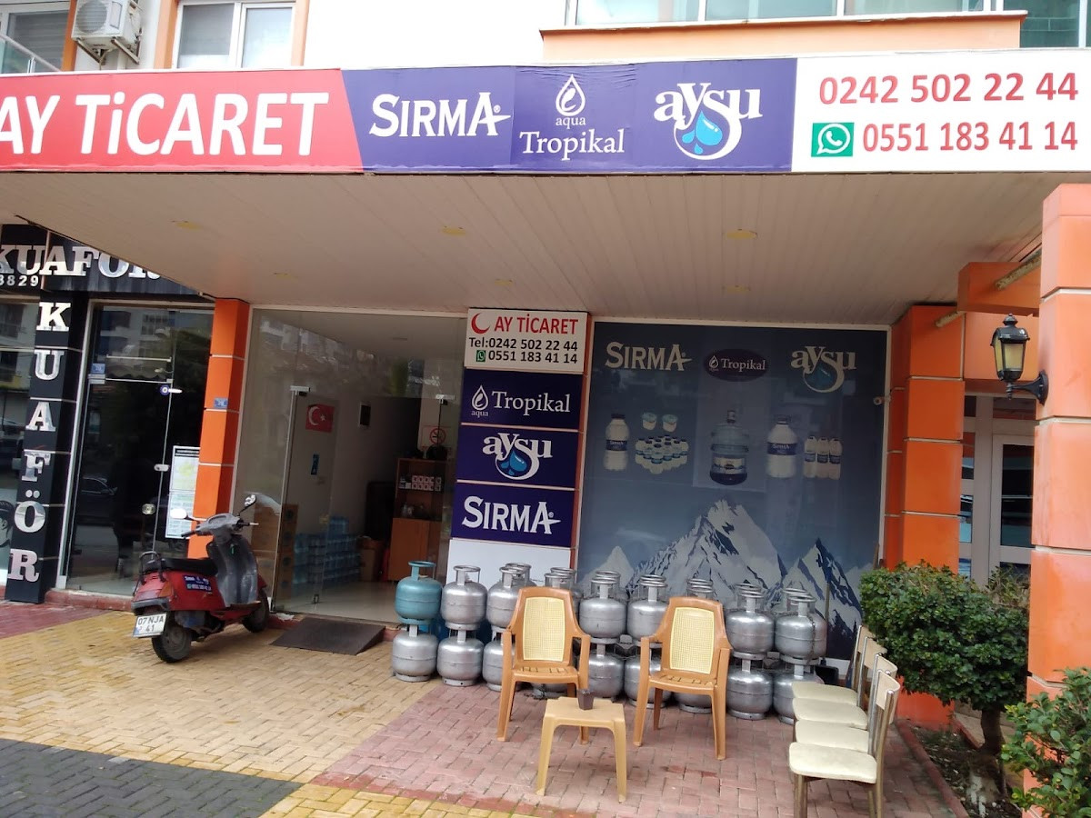 AY TİCARET Mahmutlar Su ve Tüp logosu