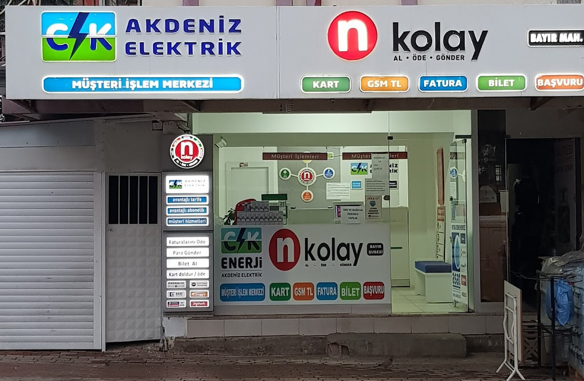 CLK AKDENİZ BAYIR ŞUBESİ NKOLAY ÖDEME MERKEZİ YAYLA MAH REMZİ GÜVEN CAD NO 140/B MANAVGAT – Fotoğraf 3
