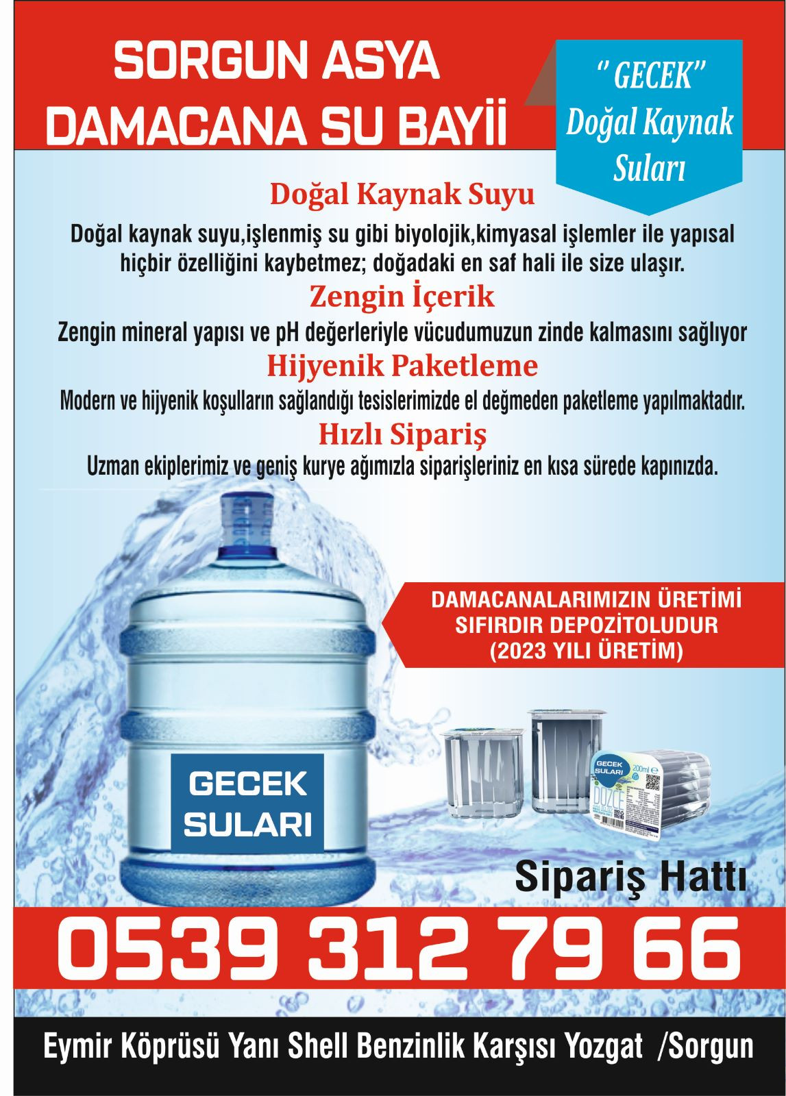 HAYAT SU-GECEK SU-SIRMA SU-DİREKLİ SU BAYİSİ – Fotoğraf 4