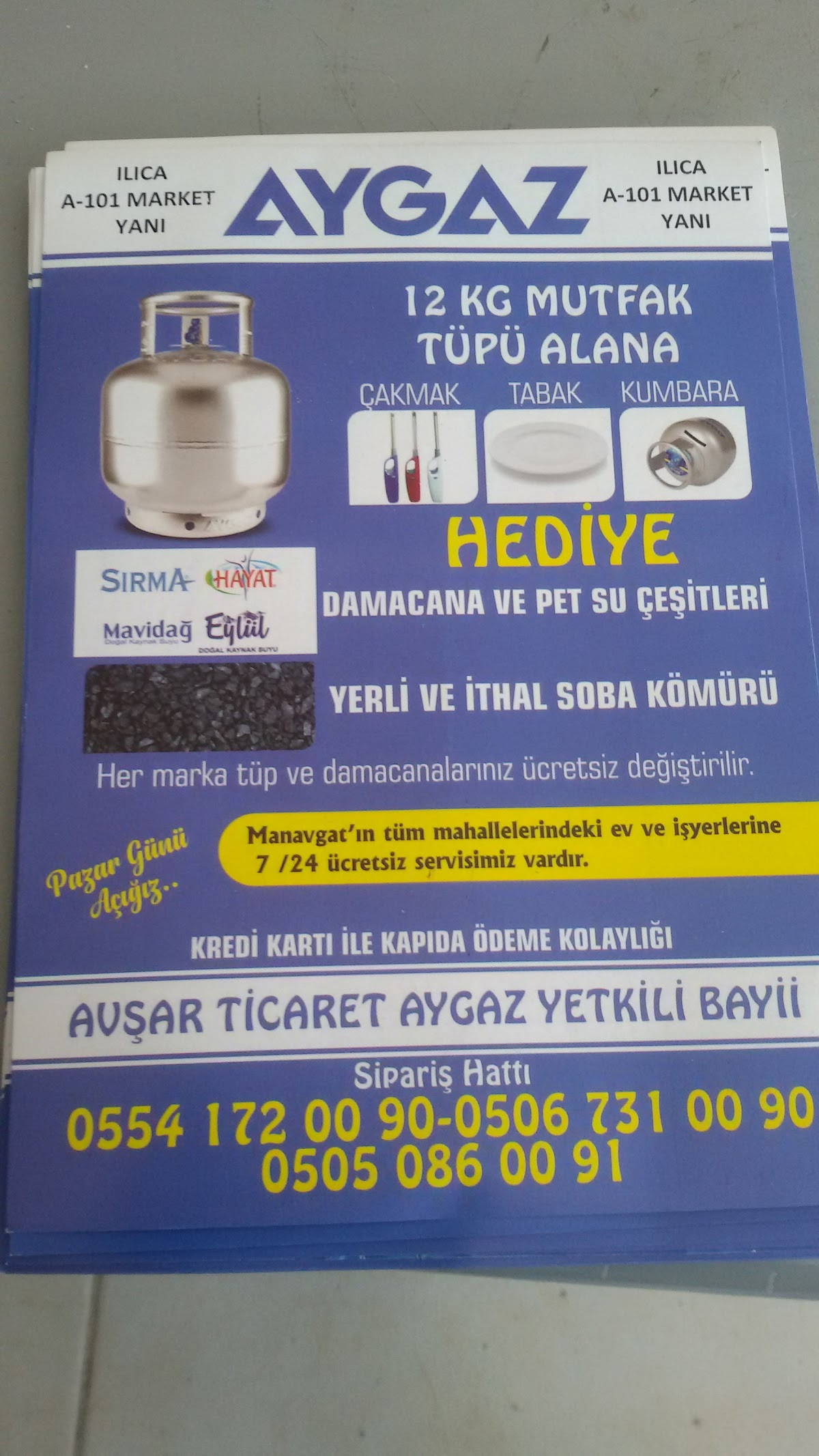 Ilıca Tüp Aygaz tüp ve su bayii CAN Ticaret ılıca tüpçü – Fotoğraf 3