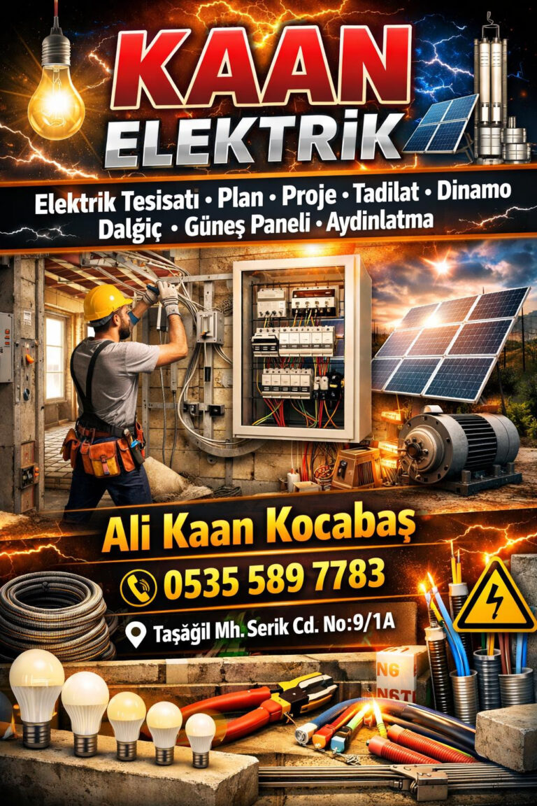 Kaan Elektrik Taşağıl — Manavgat Manavgat Elektrik
