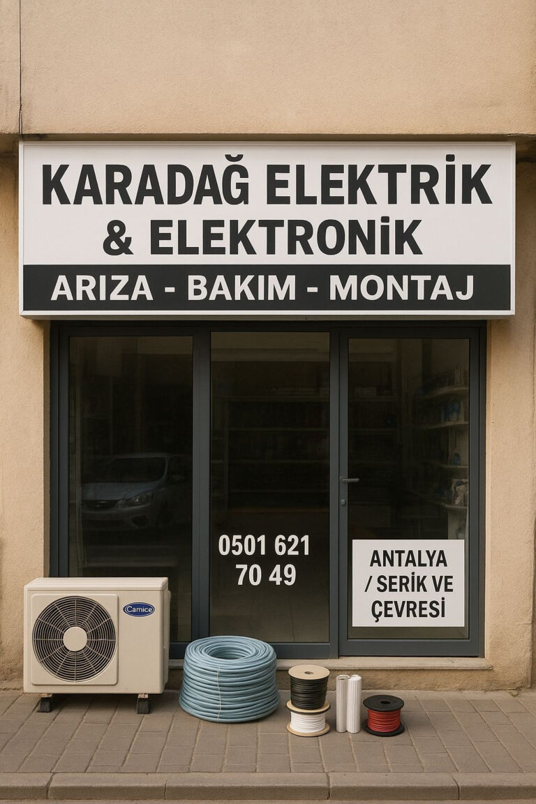 Karadağ elektrik elektronik — Manavgat Manavgat Elektrik