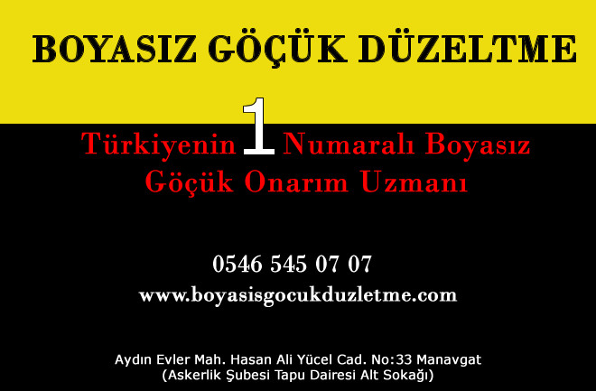 Manavgat Boyasız Göçük Düzeltme — Manavgat Manavgat Oto Yıkama