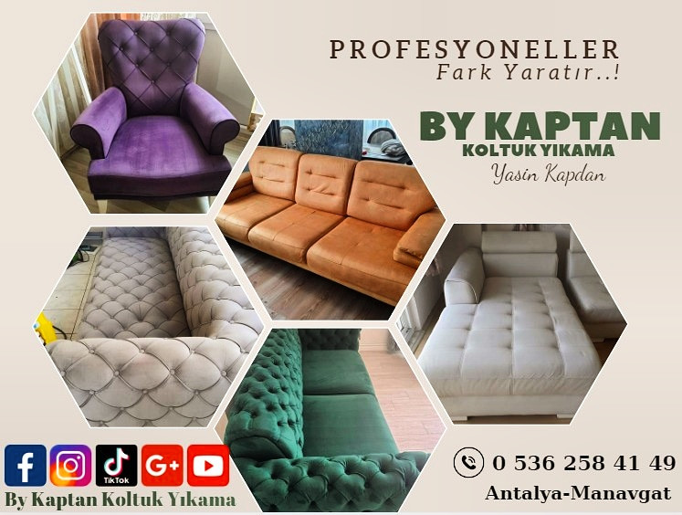 MANAVGAT By KaPtaN Koltuk Yıkama & Araç Detay Kuaför logosu