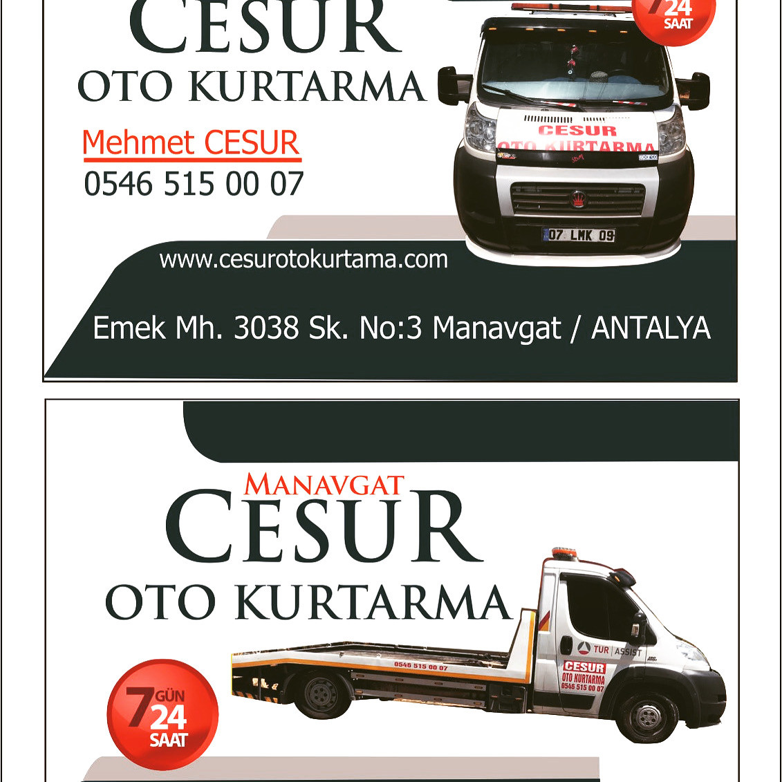 Manavgat cesur oto kurtarma