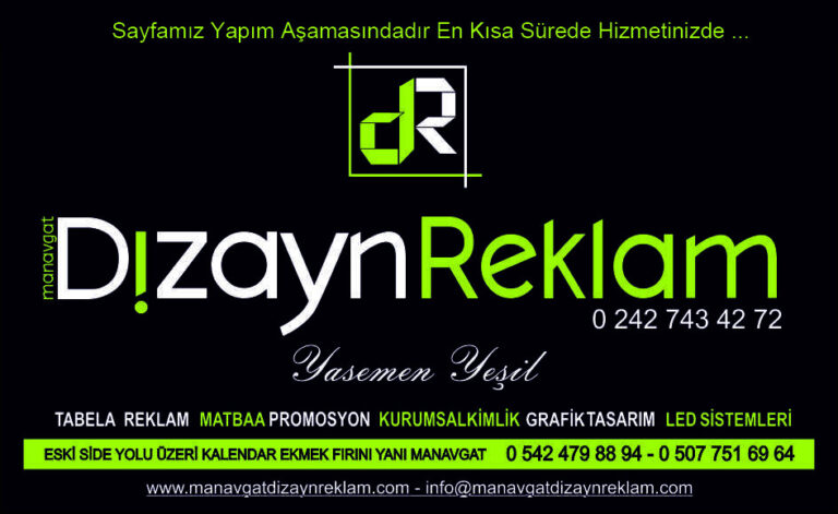 Manavgat Dizayn Reklam — Manavgat manavgat reklam