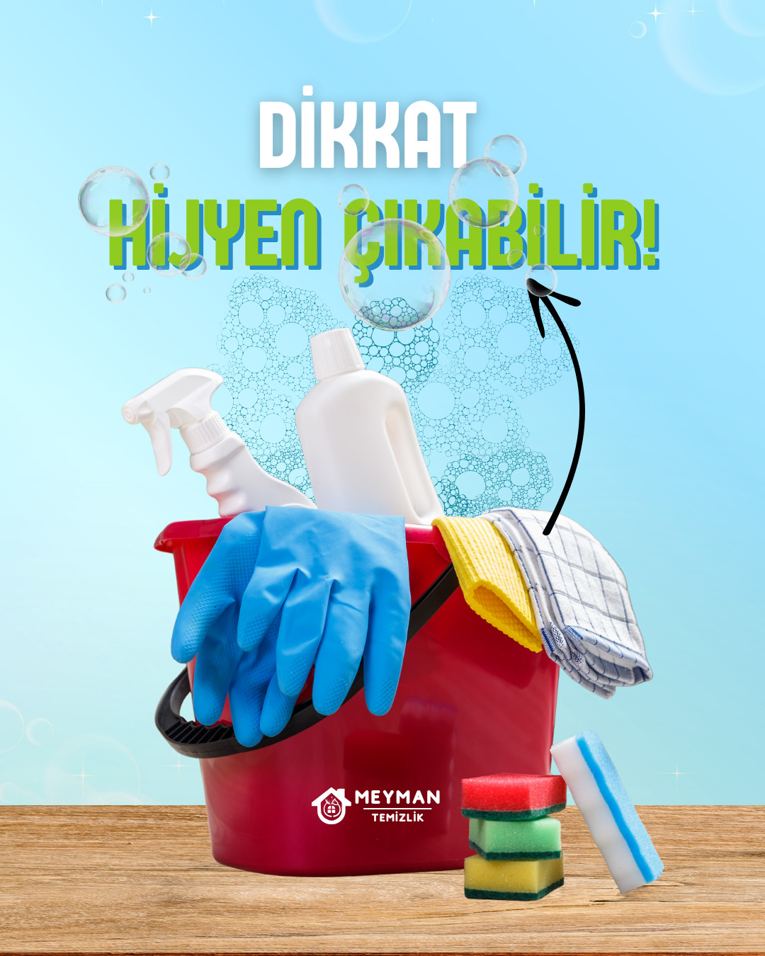 Meyman Temizlik logosu