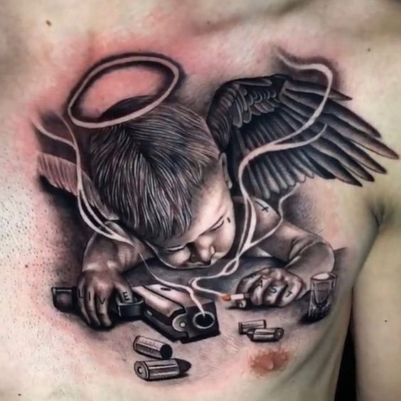 Redline Side Friseur Tattoo Hair – Fotoğraf 9