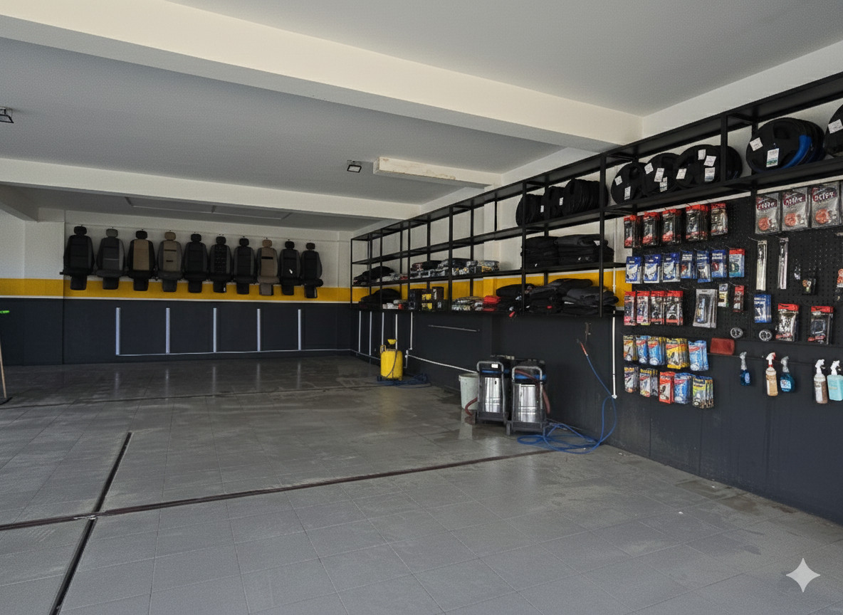 Sarı oto yıkama ve Aksesuar – Fotoğraf 5