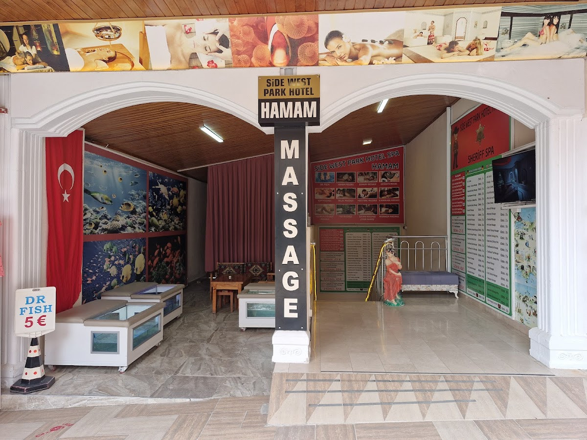 Sheriff Hamam Spa & Massage(AİLE YERİDİR)Sabah 9:00 Akşam 18:00 saatleri arasında hizmet vermekteyiz.