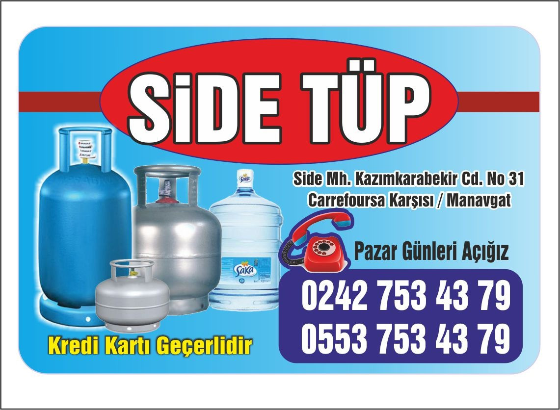 SİDE TÜP tüp ve su bayii – Fotoğraf 2