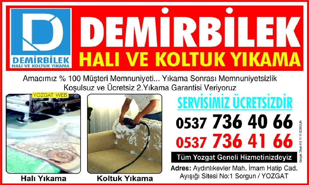 SORGUN DEMİRBİLEK HALI YIKAMA – Fotoğraf 2
