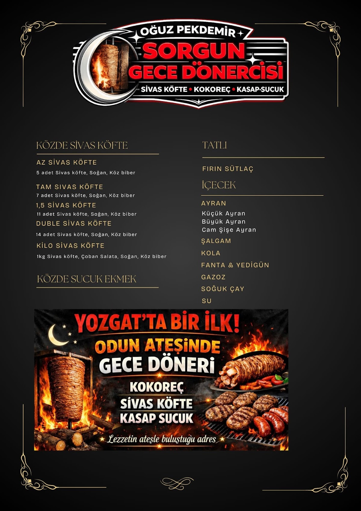 Sorgun Gece Dönercisi – Fotoğraf 7