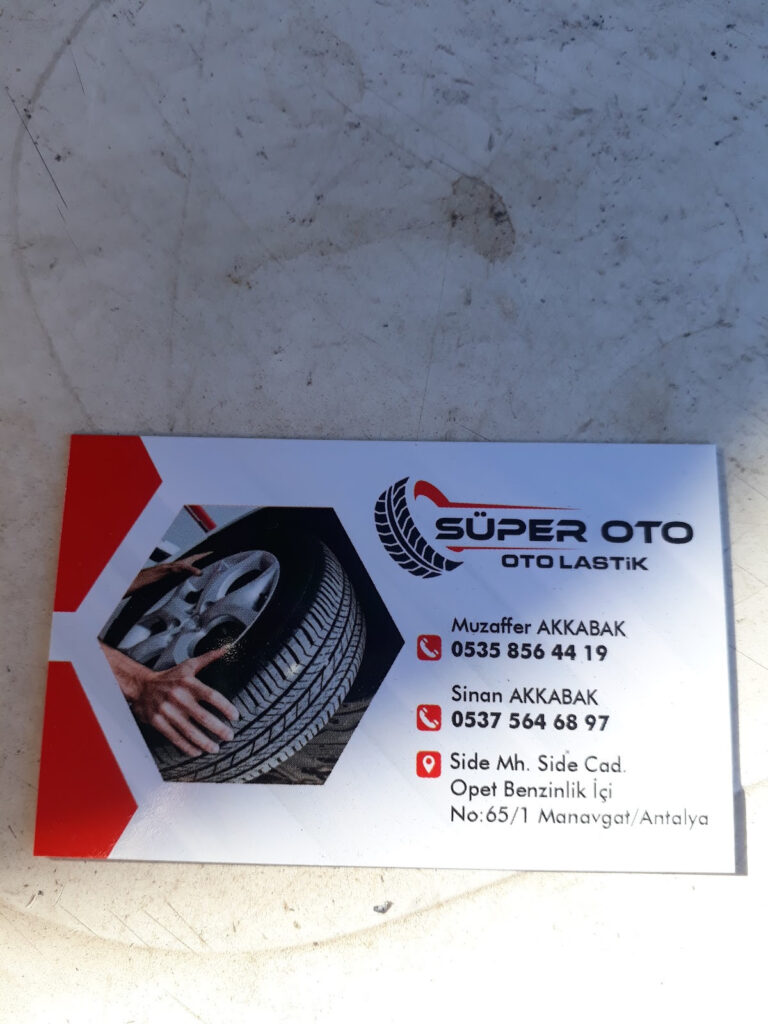 Süper Oto Lastik — Manavgat manavgat oto lastik
