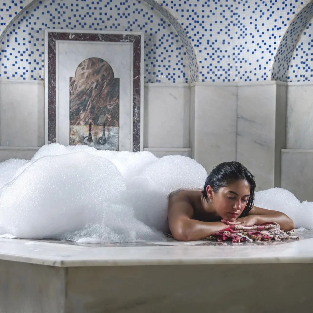 Side Turkish Bath Sauna & Peeling & Massage — video