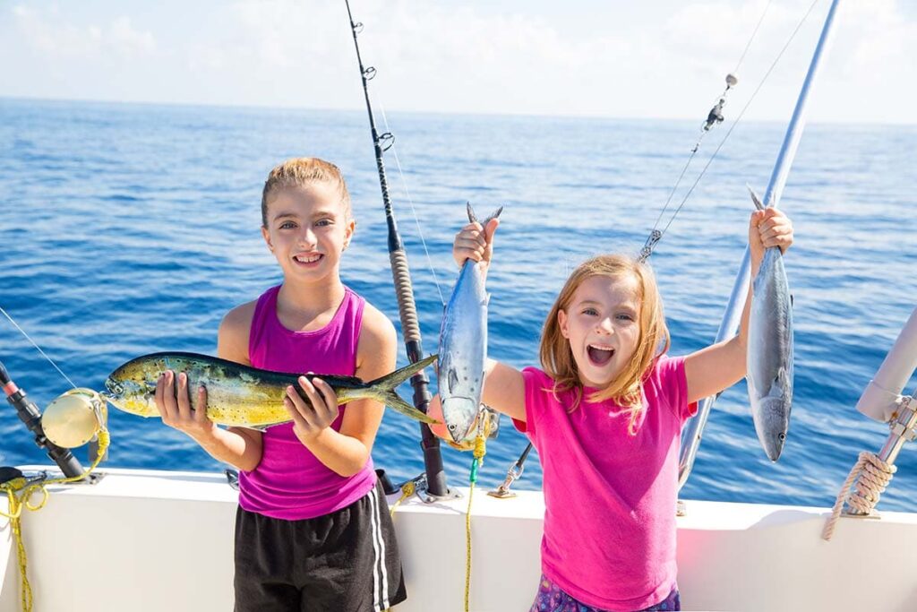 fishing family tour side