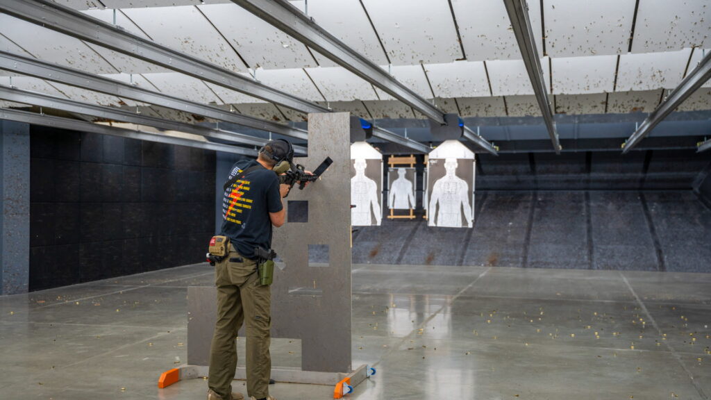 Target practice at Side shooting range with 30 rounds included and professional supervision