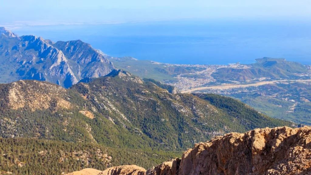 Mountain road through the Taurus Mountains on the way from Side to Altınbeşik Cave and Ormana